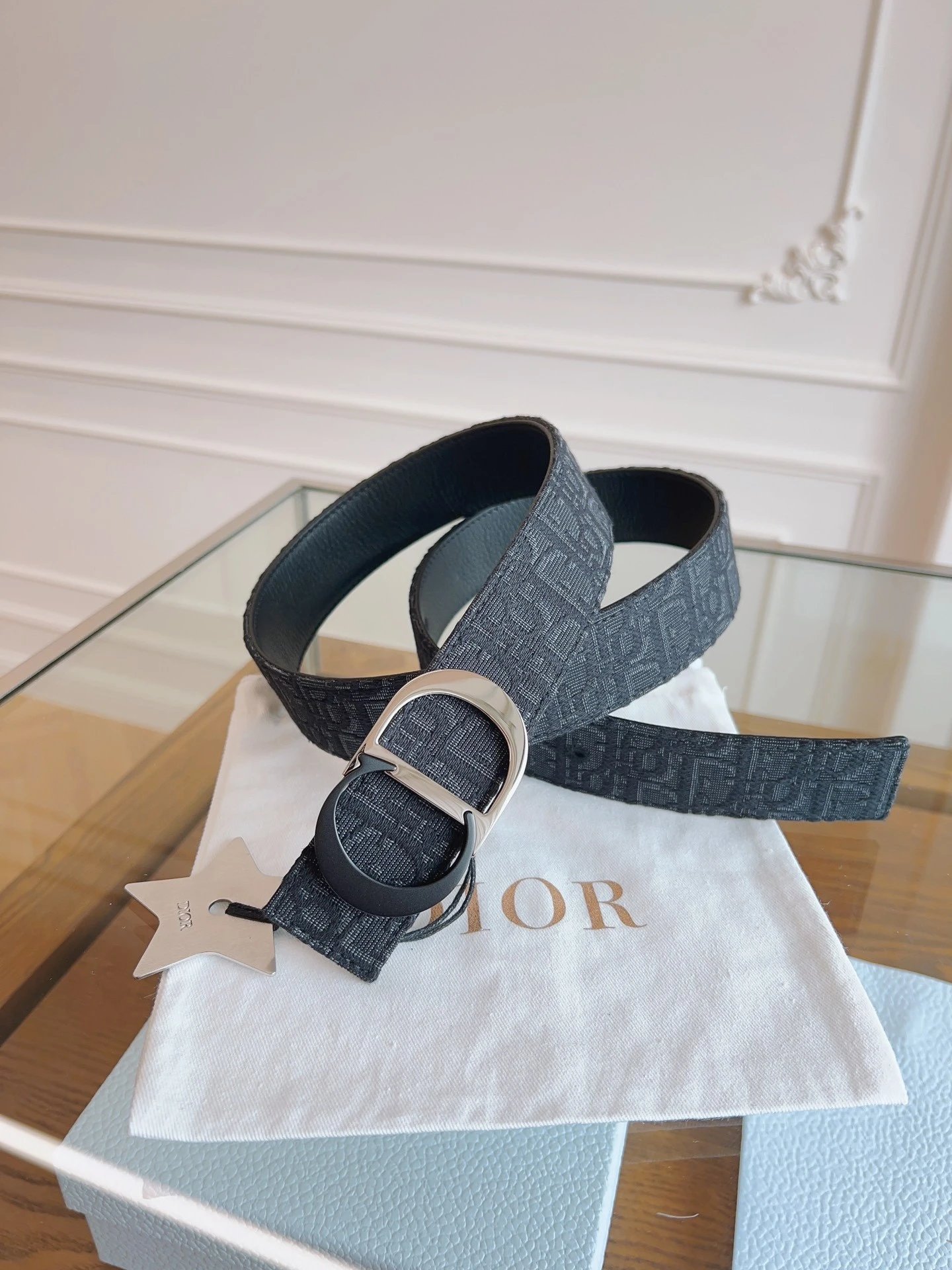 No. 11 - Black Fabric / Black Silver Buckle 2