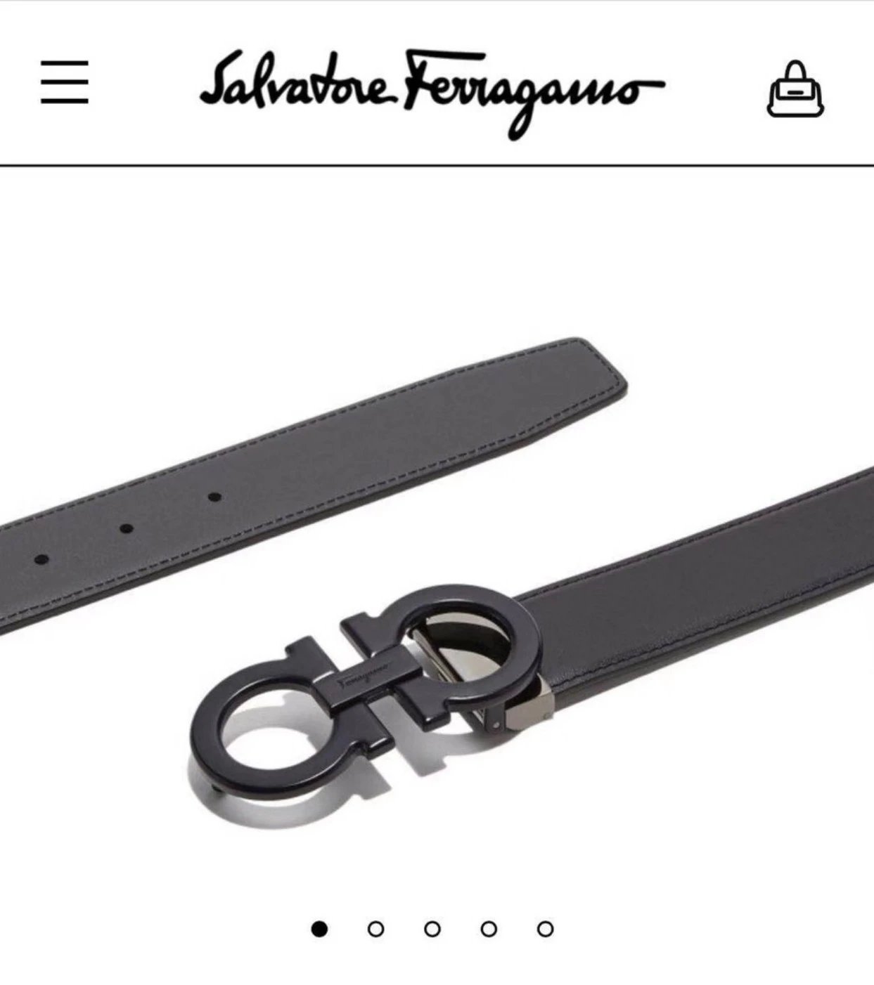 (No. 221) New men's double-sided calf leather belt, paired with high-quality copper buckle, fashionable and classic without losing style, length can be customized