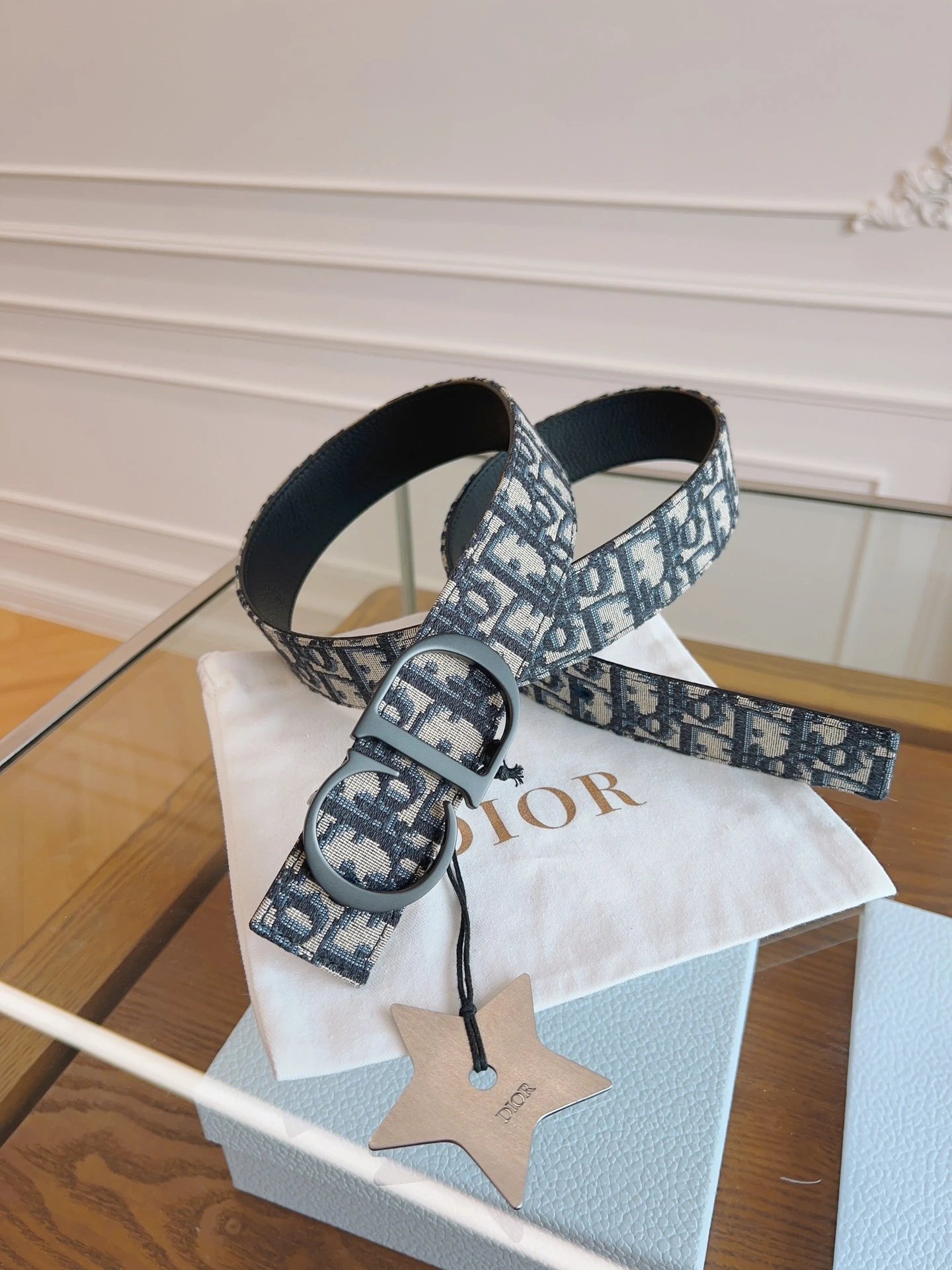 No. 2 - Blue Fabric / Matte Black Buckle