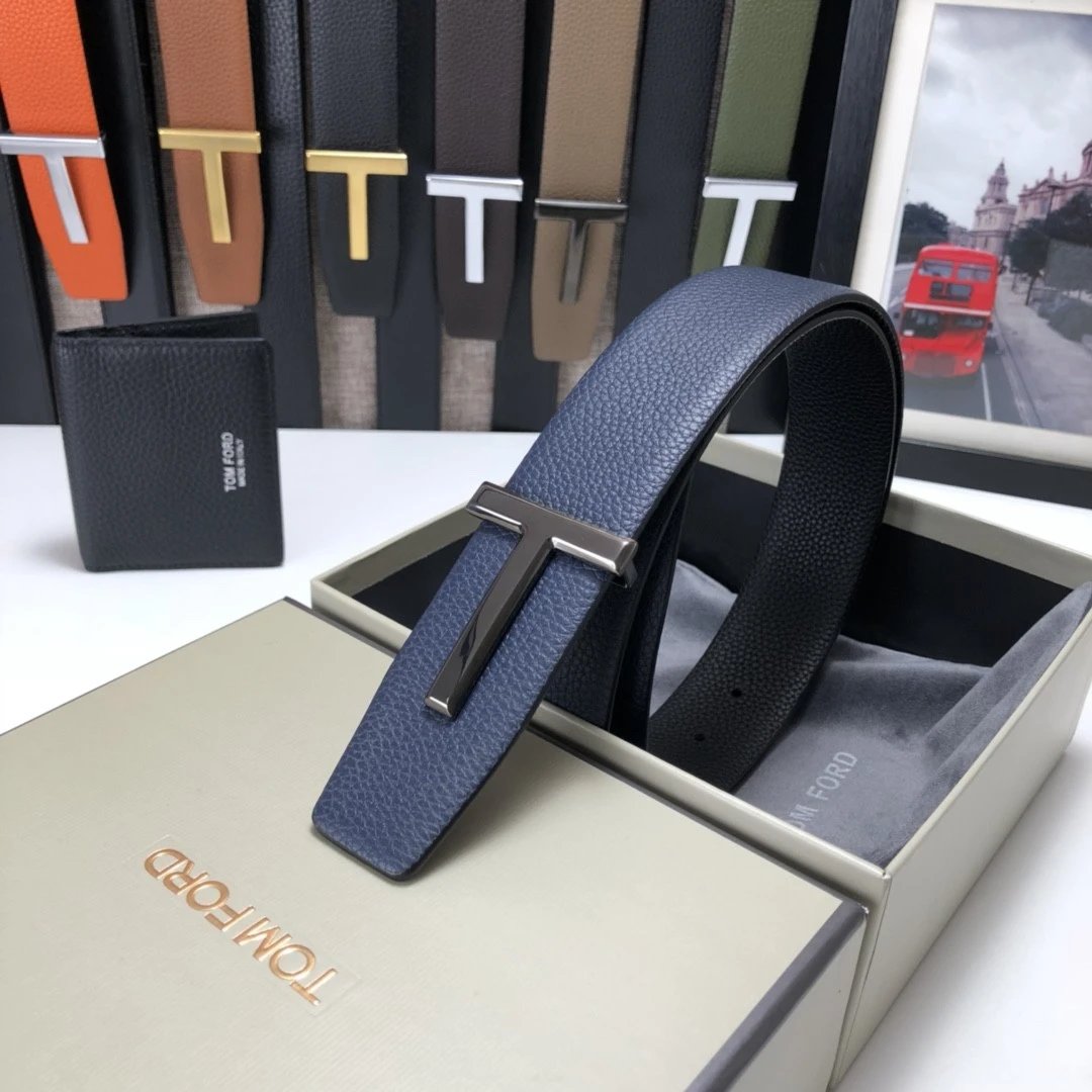 Style 18: Blue Leather - Black Buckle