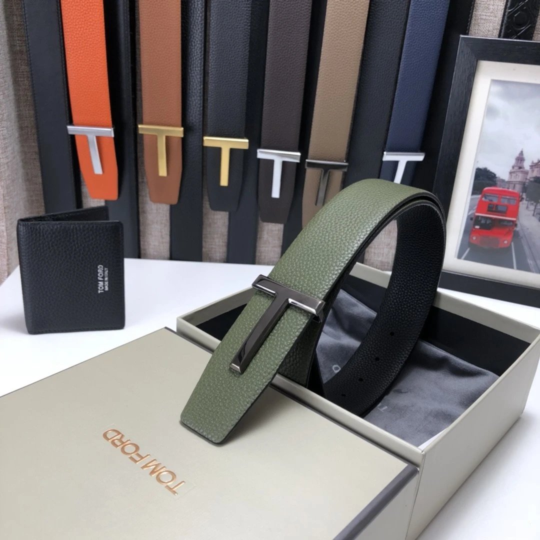 Style 15: Green Leather - Black Buckle