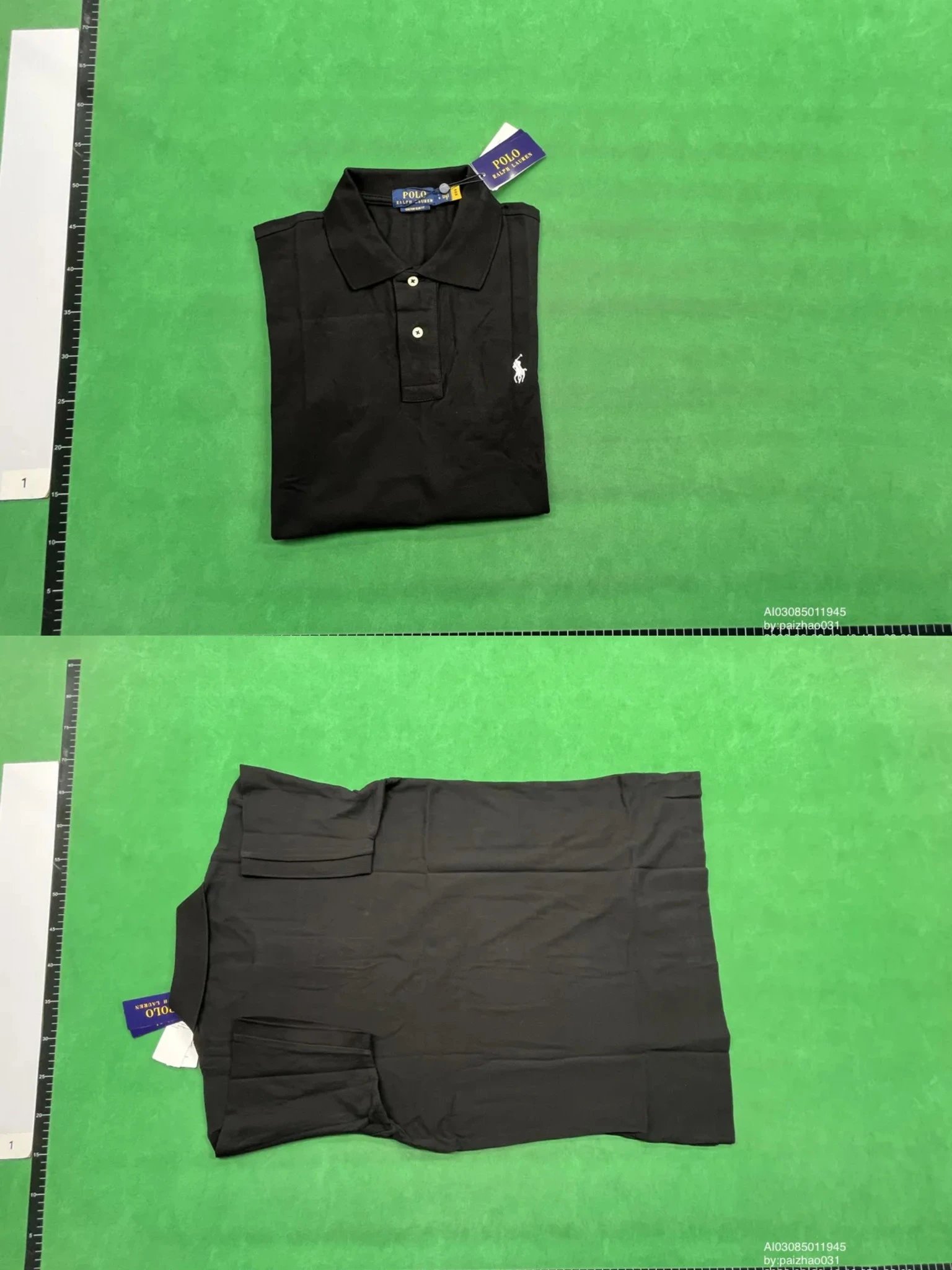black white label