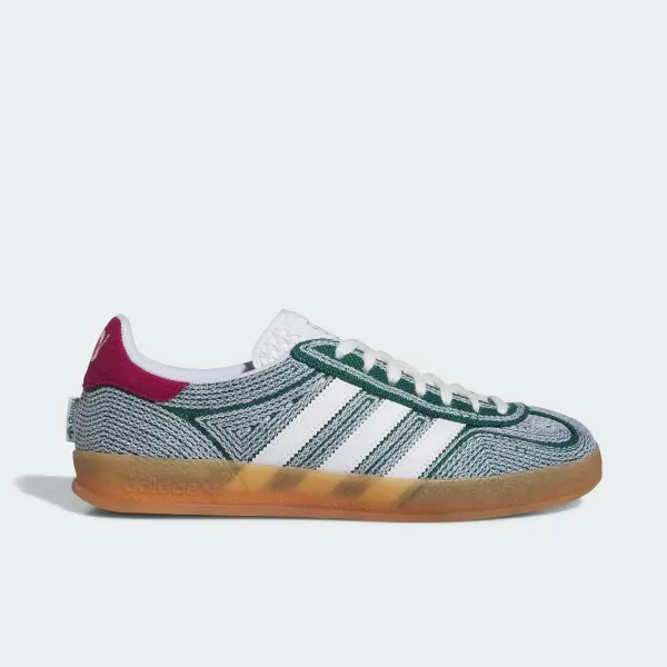 Adidas Originals Samba OG Hemp Green White Burgundy Sneakers - 1