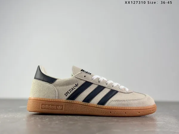 Adidas Originals Spezial Beige Navy Gum Sneakers - 1