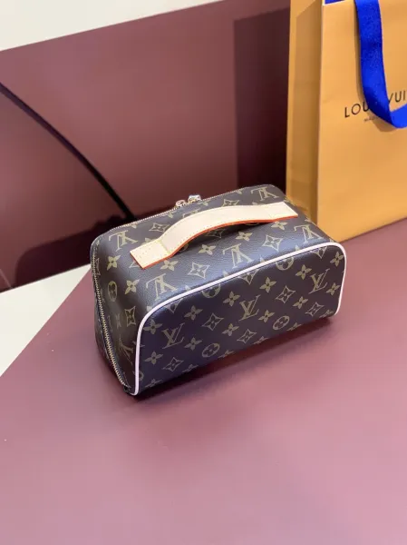 Louis Vuitton Monogram Canvas Vanity Case Brown - 4