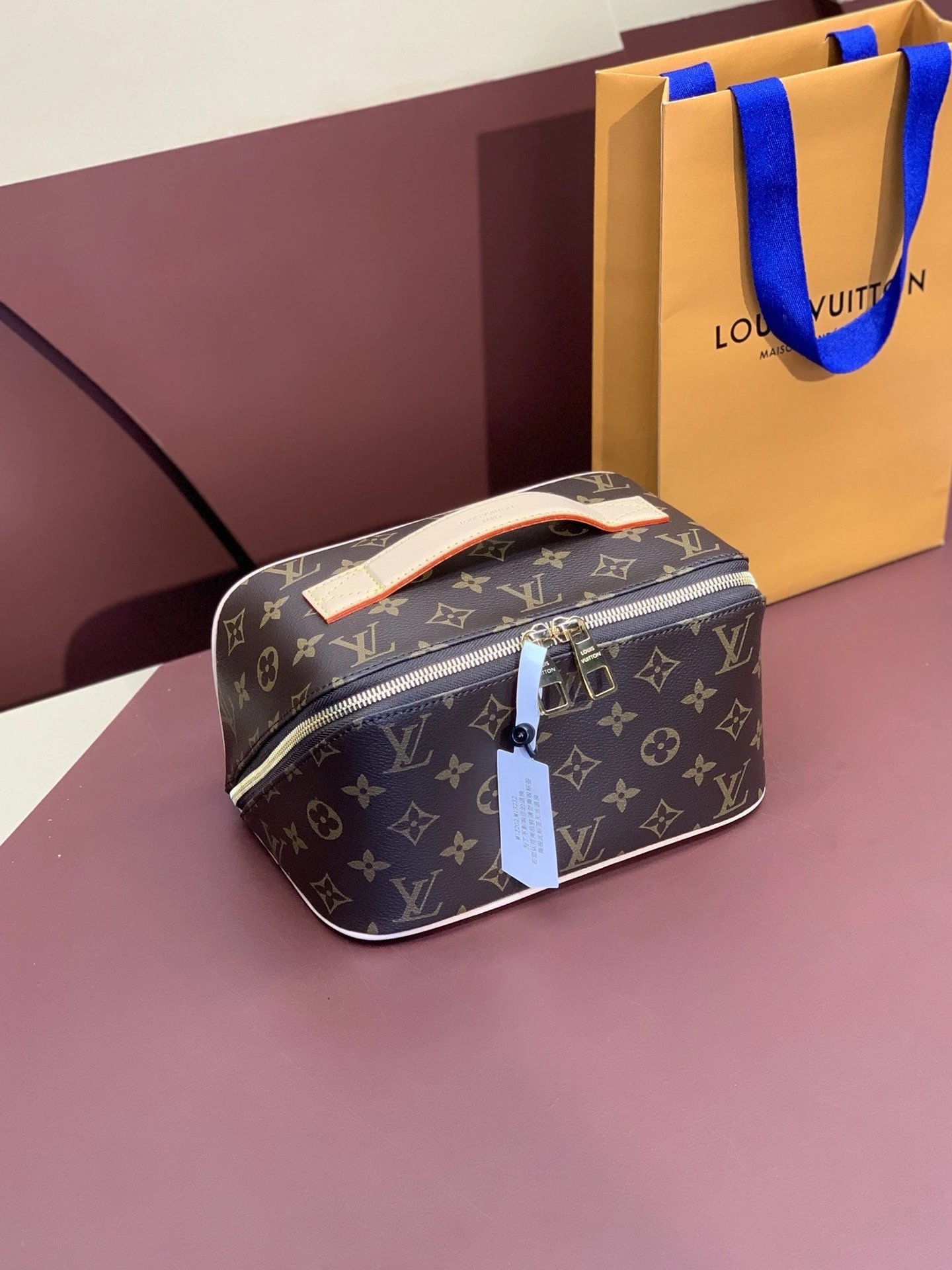 Louis Vuitton Monogram Canvas Vanity Case Brown