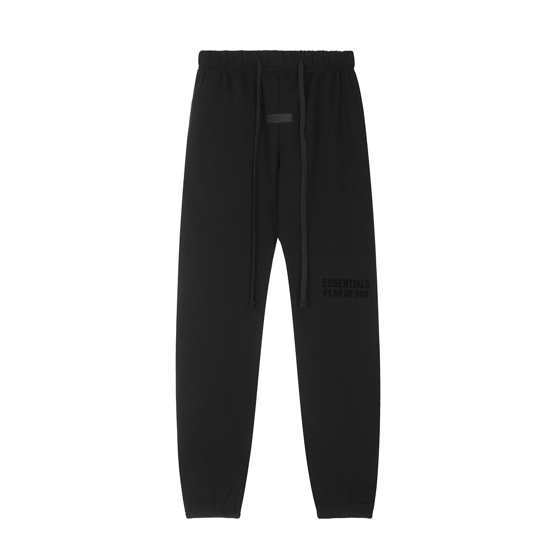 Plush pants black