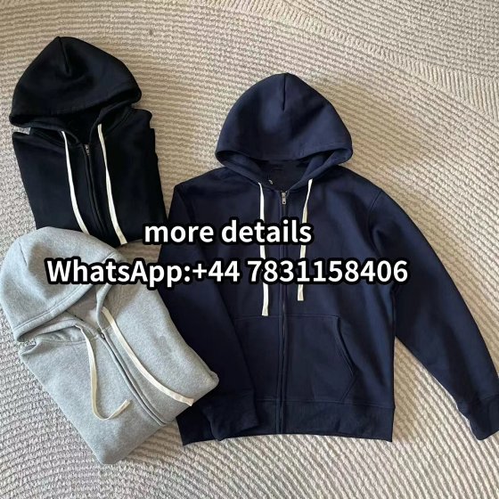 Velvet zipper hood lf