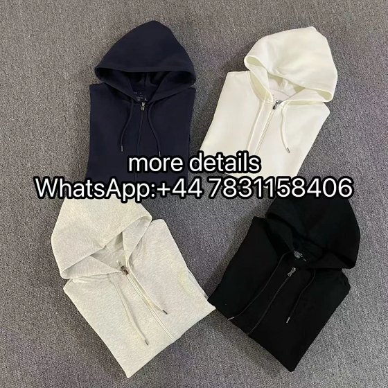 Zip-Up Hoodie with Inner Binding
