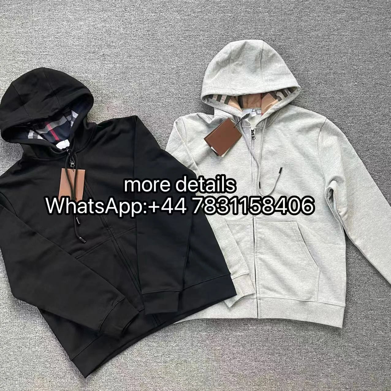BR Zipper Hooded Jacket