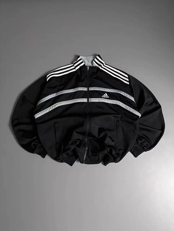 【 Instant stock release! 】 Reset self owned Vintage00s adidas functional retro jacket cleanfit Vibe versatile unisex wear
