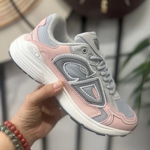 Design Chunky Sneaker Pink Gray White Sneakers Chunky Sneakers product listing in Litbuy spreadsheet finds