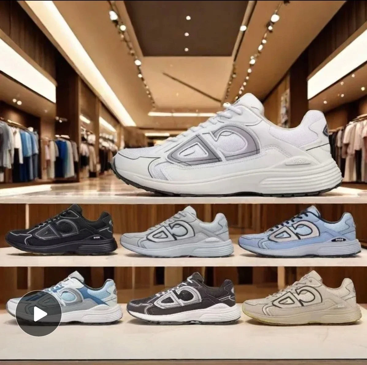 Dior Unisex Low-Top Sneakers