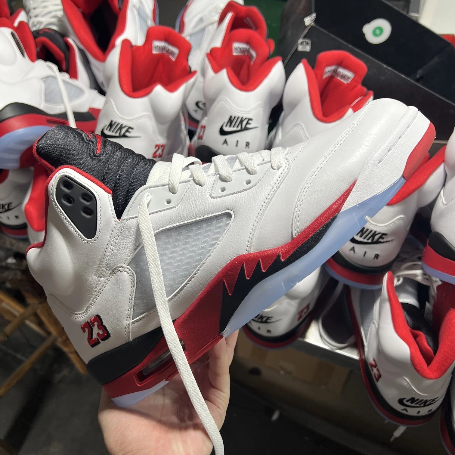Y3 J5 white and red 2025 SKU image