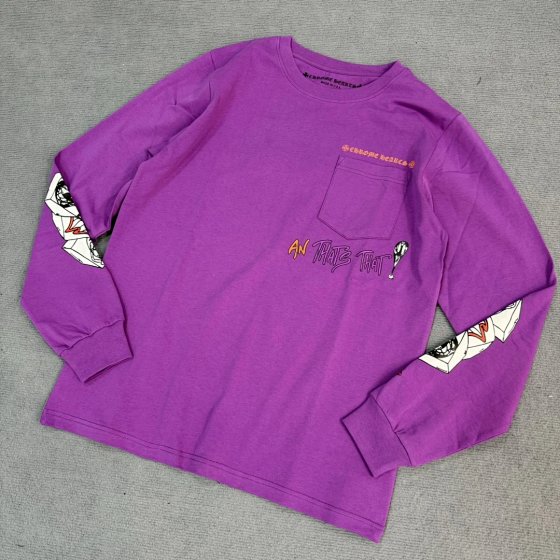 Chrome CH Croheart latest purple long sleeved shirt