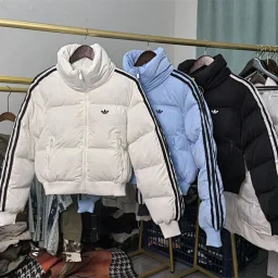 thumbnail for [Brand]: Clover
[Style number]: JX2970 cotton
[Size]: S-XL
[Color]: Black, Blue, Off-White,
[Fabric]: Material 430T encrypted wrinkles, embroidered label
