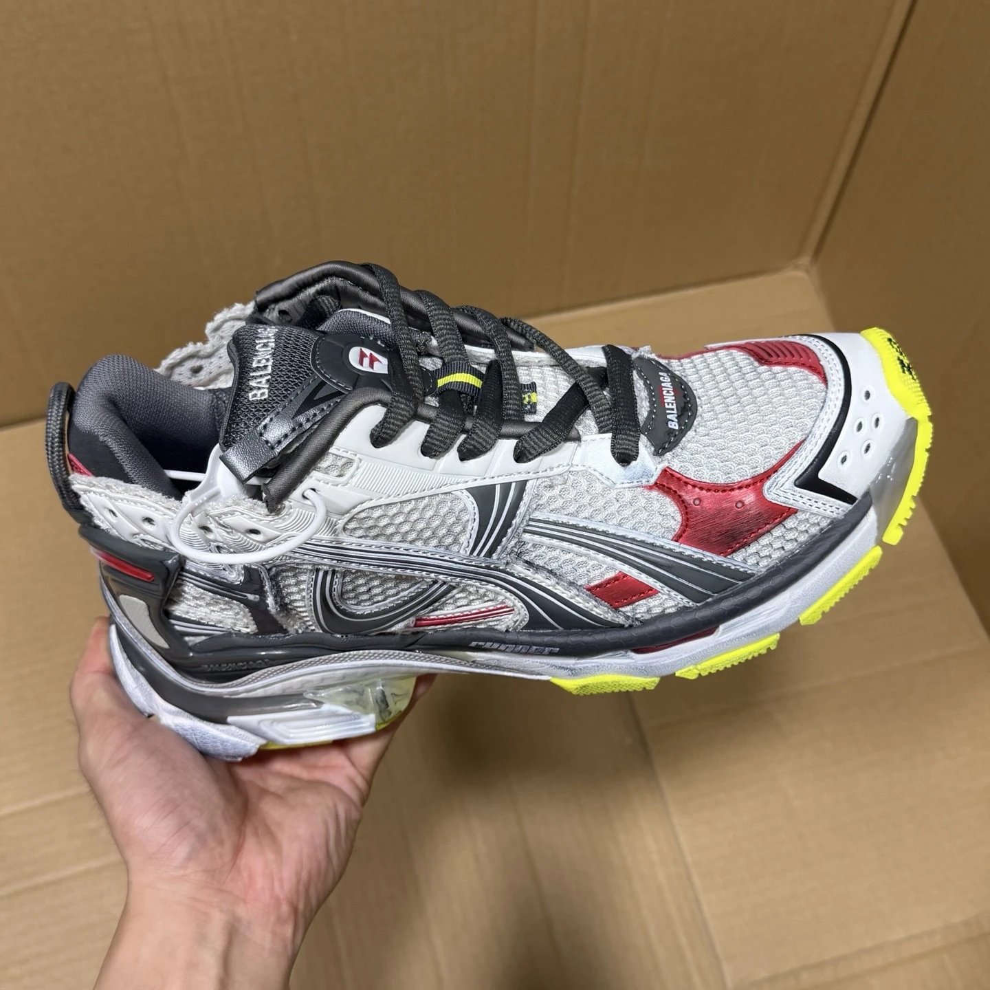 Gray Red Yellow