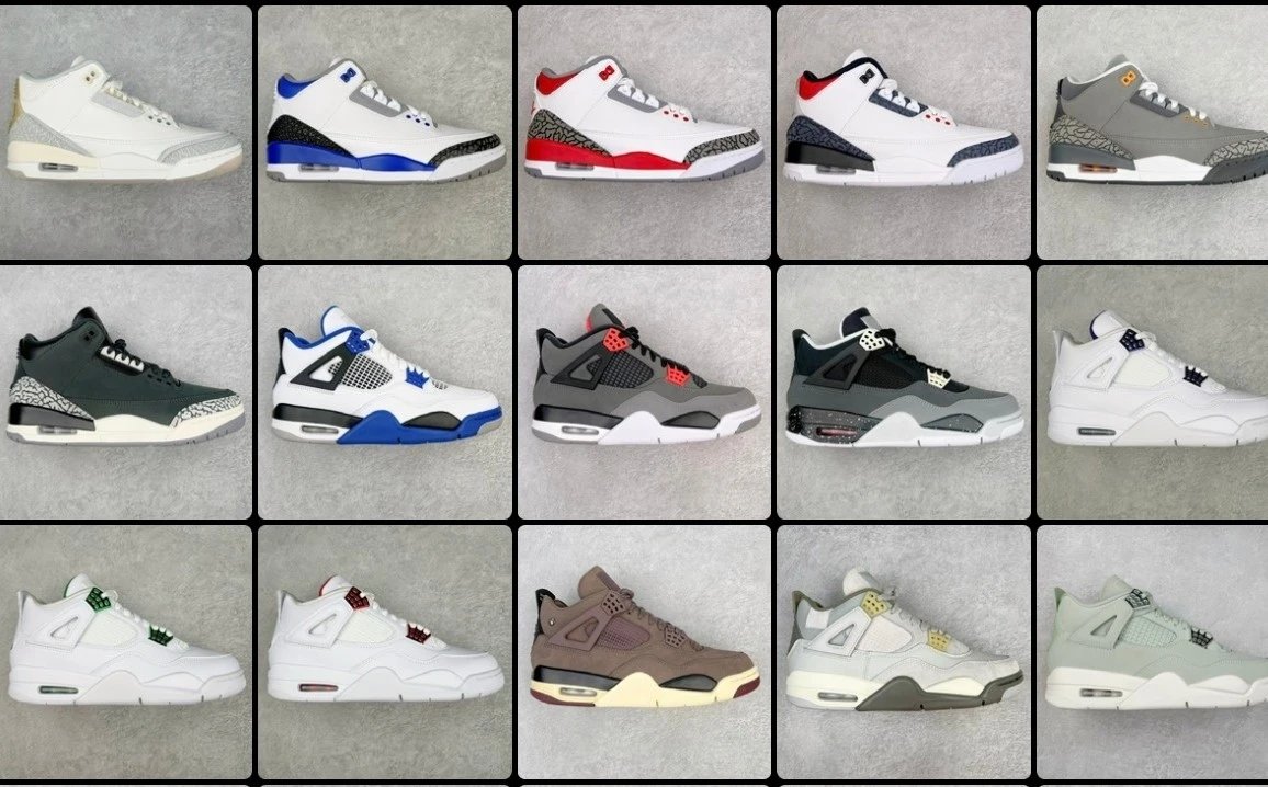KZ Premium Exclusive Deal: Air Jordan 3 & 4 Series - Established Factory, Top-Tier Value