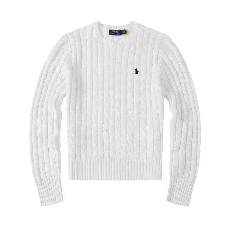 Sweater Low Neck-White