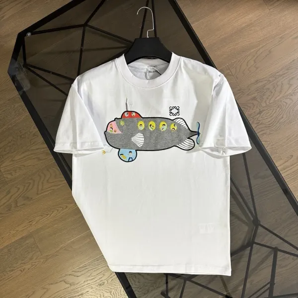 Loewe x Studio Ghibli Submarine Print White T-Shirt - 1