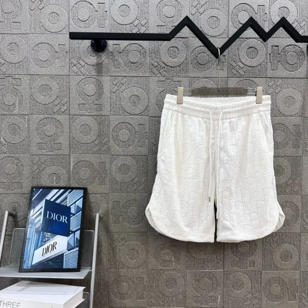 Dior Oblique Jacquard Shorts White - 1