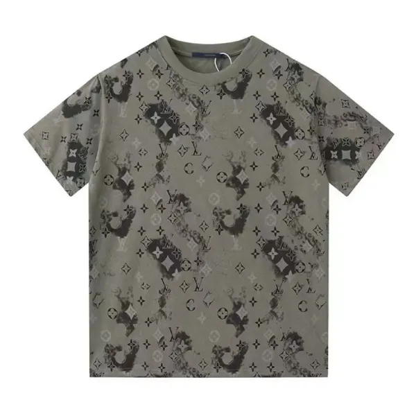 Louis Vuitton Monogram Camouflage Print T-Shirt Olive Green - 1