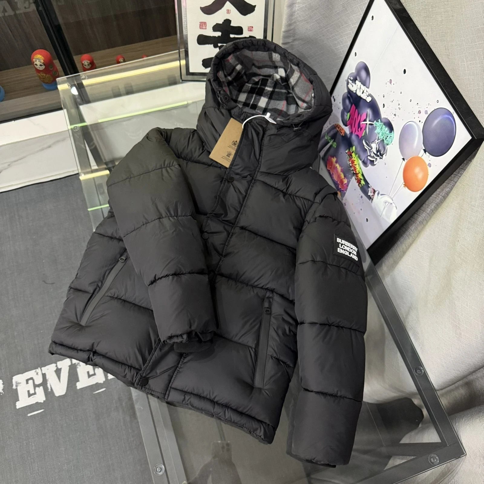 Burberry Cotton Jacket Black