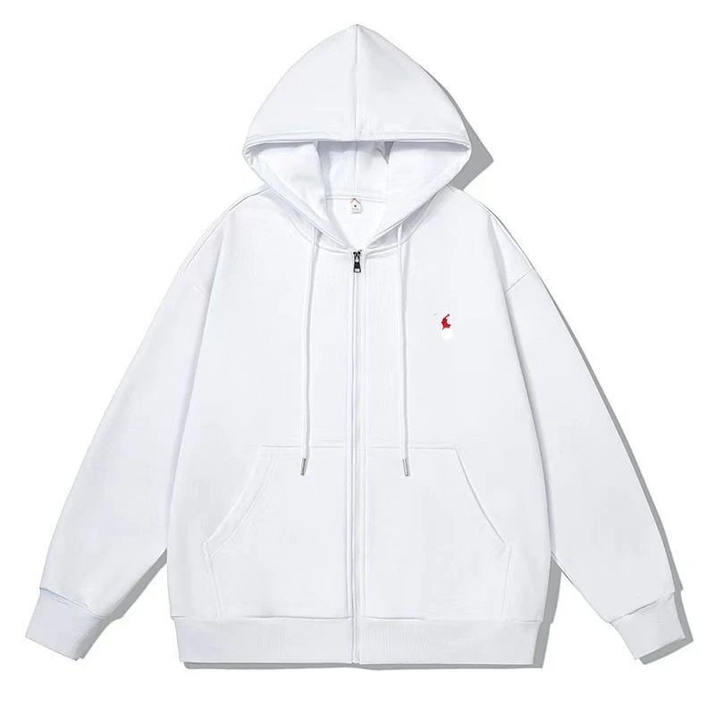 拉链款 白色/红标