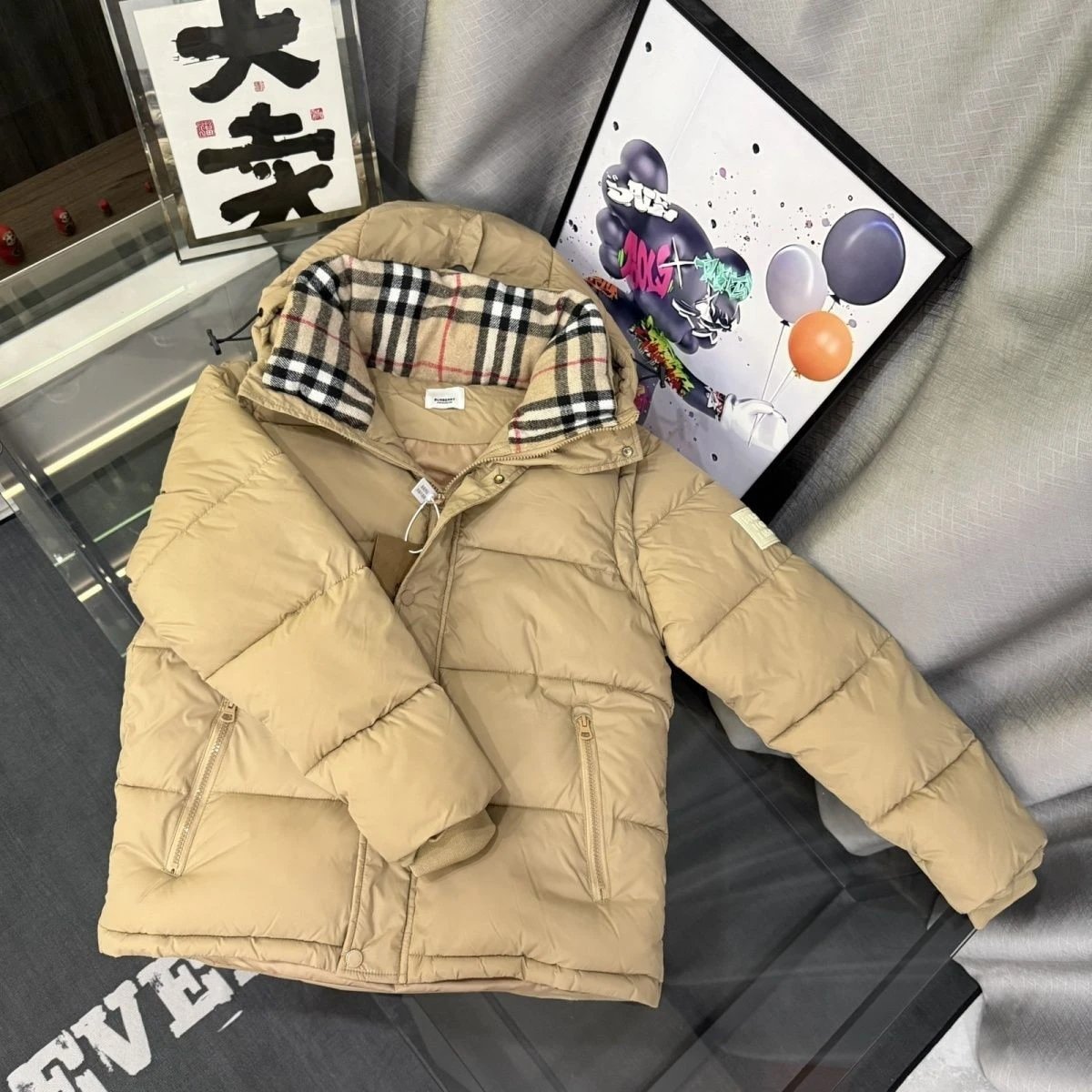 Burberry cotton jacket brown
