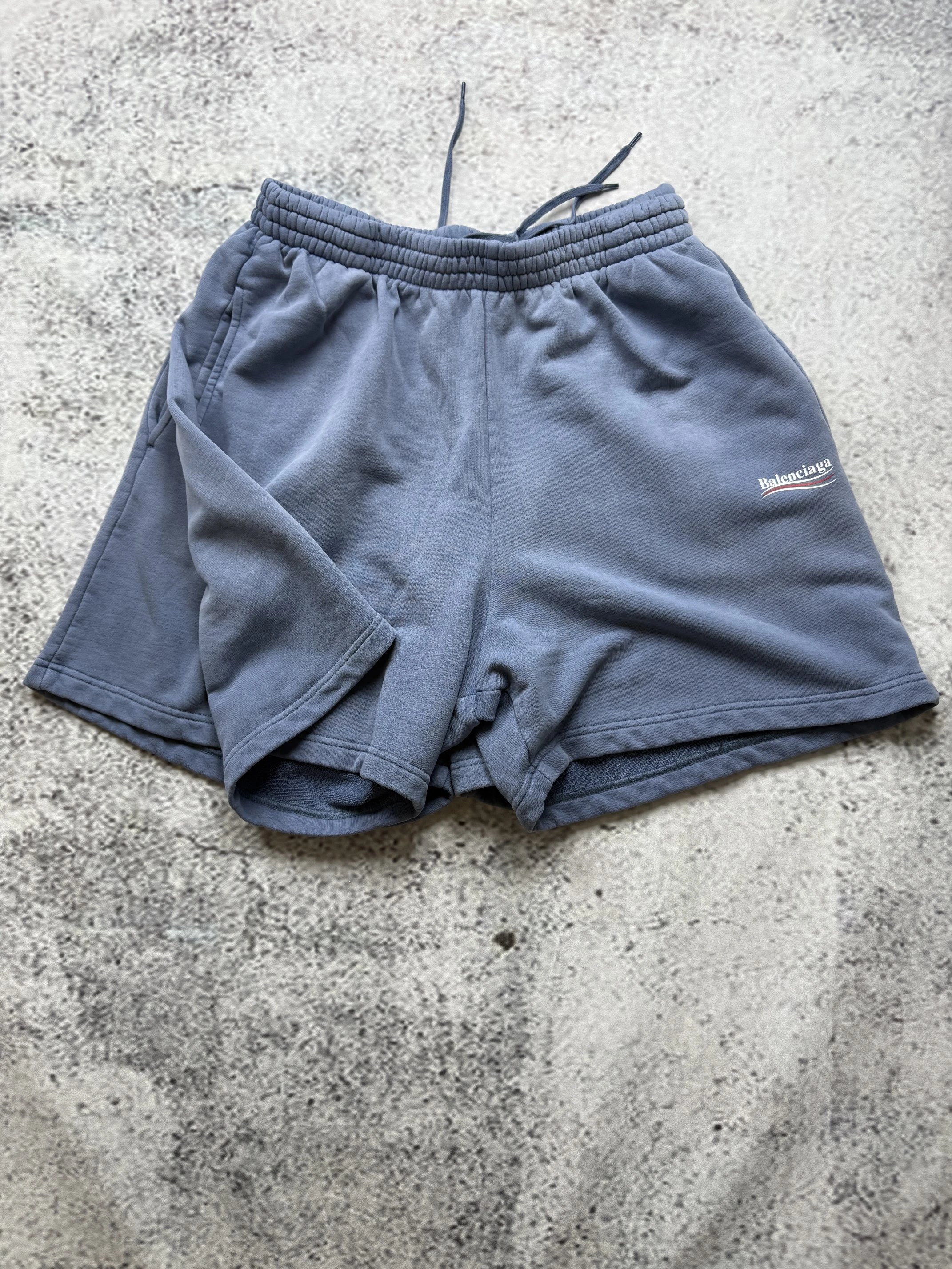 Blue Gradient Unisex Shorts photo 7