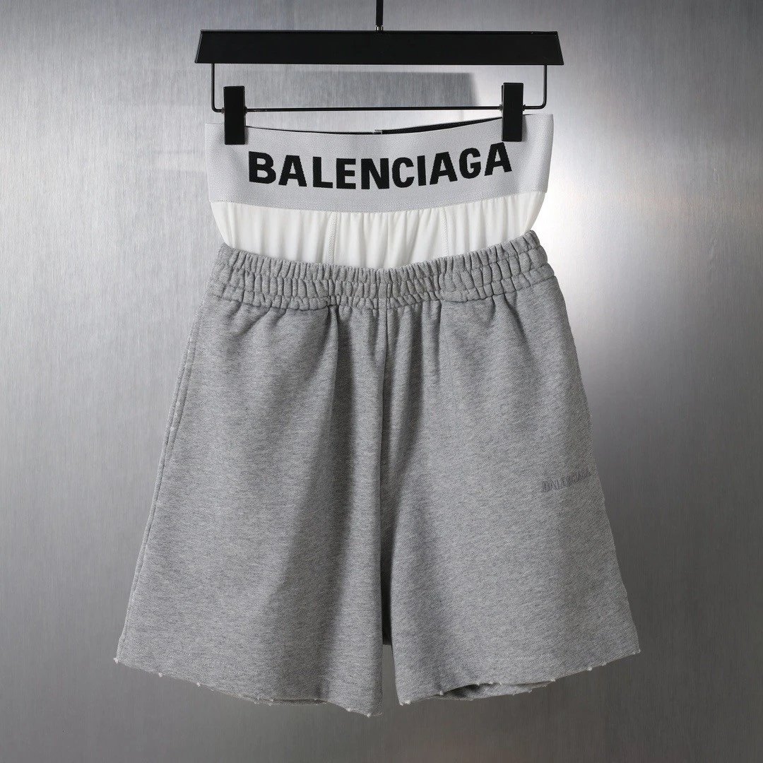 Balenciaga Logo Waistband Sweat Shorts - 11/18