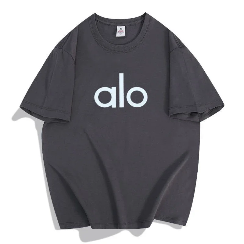 Alo Yoga Letter-Print Short-Sleeve T-Shirt