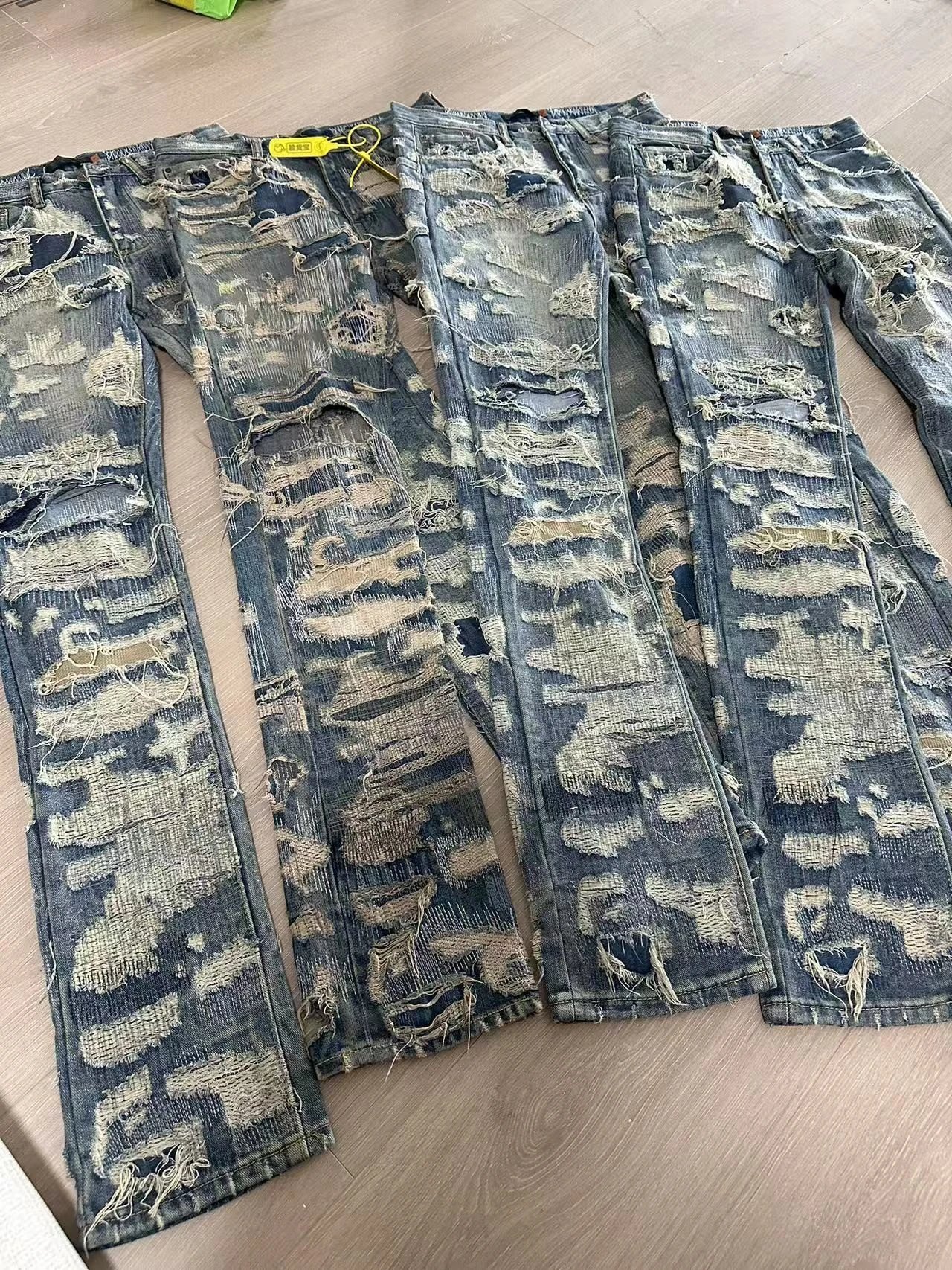 【 Instant Stock Delivery 】 Undercover Blue 85 Cow Original Development Original Version Consistent Pure Hand Polishing 3-Open Strongest 'Free Modification and Destruction' Comes with Aircraft Box Customized Pants Rack Belt (Additional Short Sleeves)