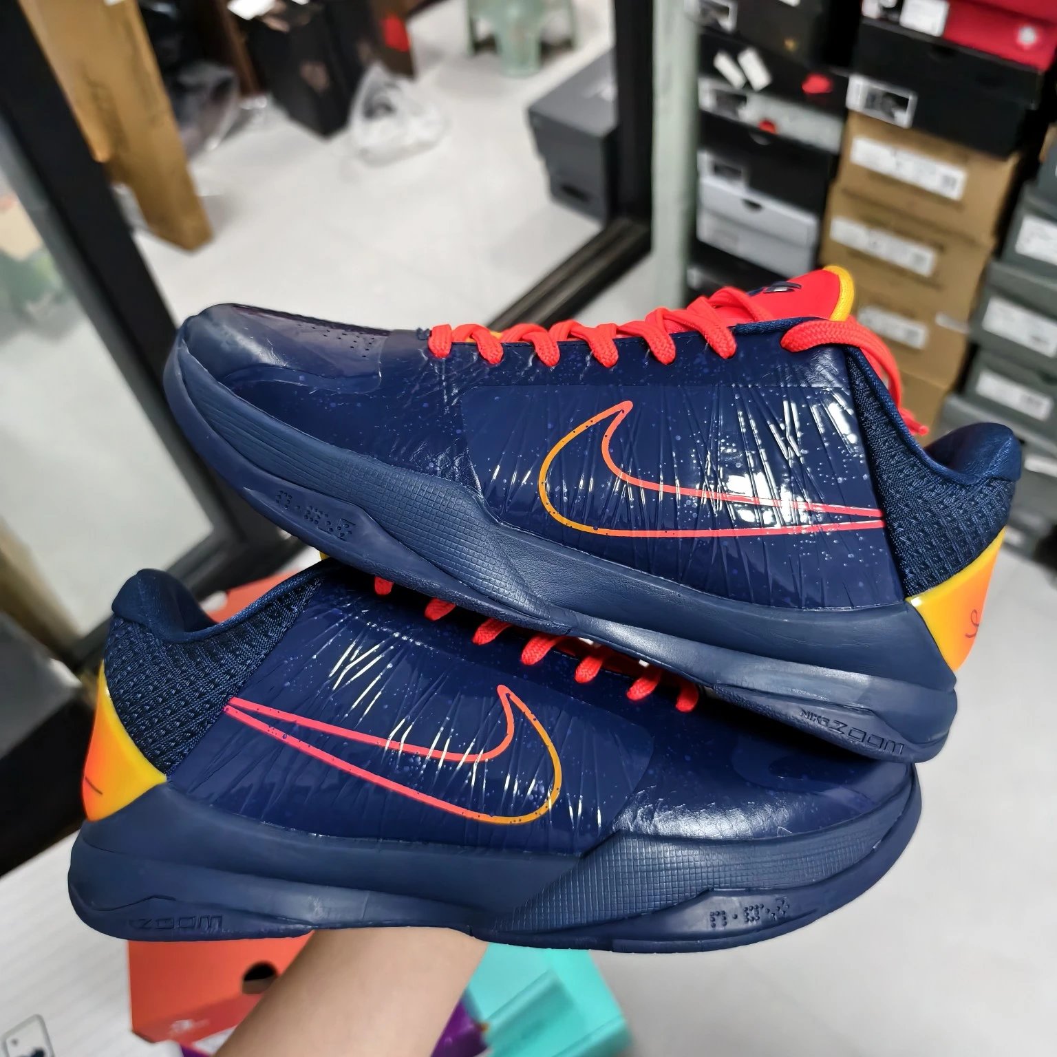 SC Pure Original Version! Kobe 5 Clark Colorway! Sizes 39-47.5! Silhouette Needs No Introduction! Crafted with STAR Co-Sourced Data! IM3207-400