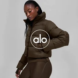 thumbnail for aloyoga Puff Down Cotton Short Stand Collar Warm, Stylish, Versatile, Fashionable Classic Autumn/Winter Jacket