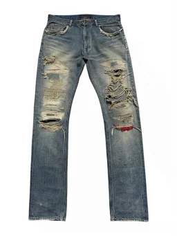 thumbnail for [Kairos Independent] - Undercover 04AW but beautiful 68 red-threaded jeans
