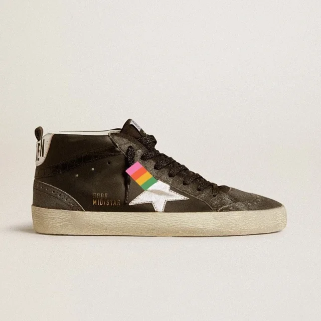 Golden Goose Sneakers Mid Star high-top product detail image 11