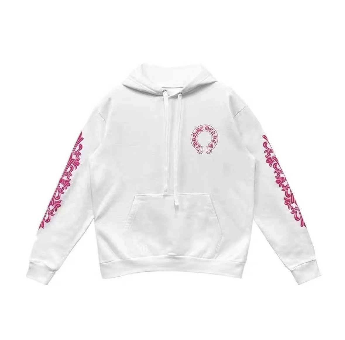 John-White fleece hooded sweatshirt