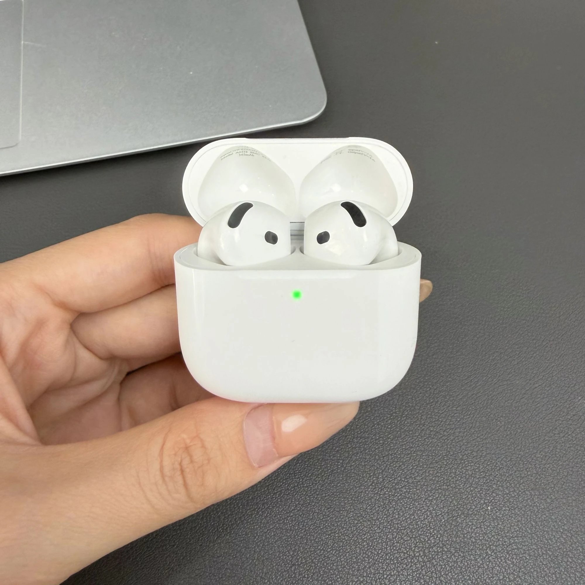 White Wireless Earbuds with Charging Case