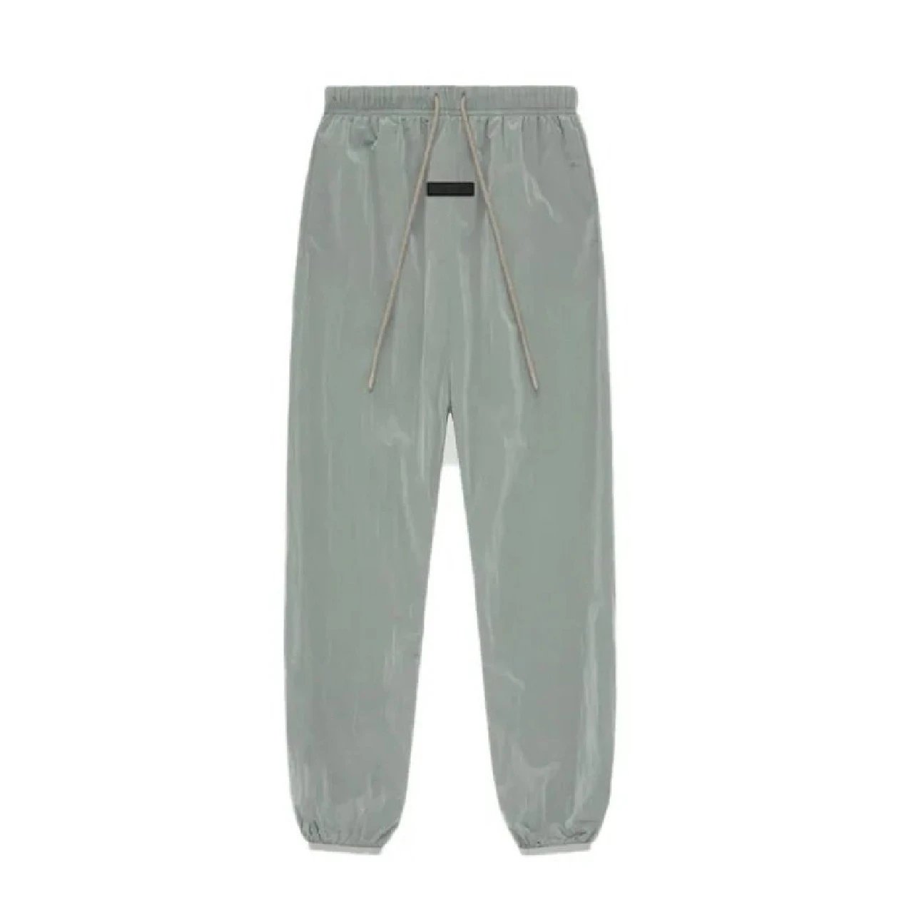 Unbranded Jackets Half-Zip High-Neck Nylon Pullover Jacket — Seal gray pants