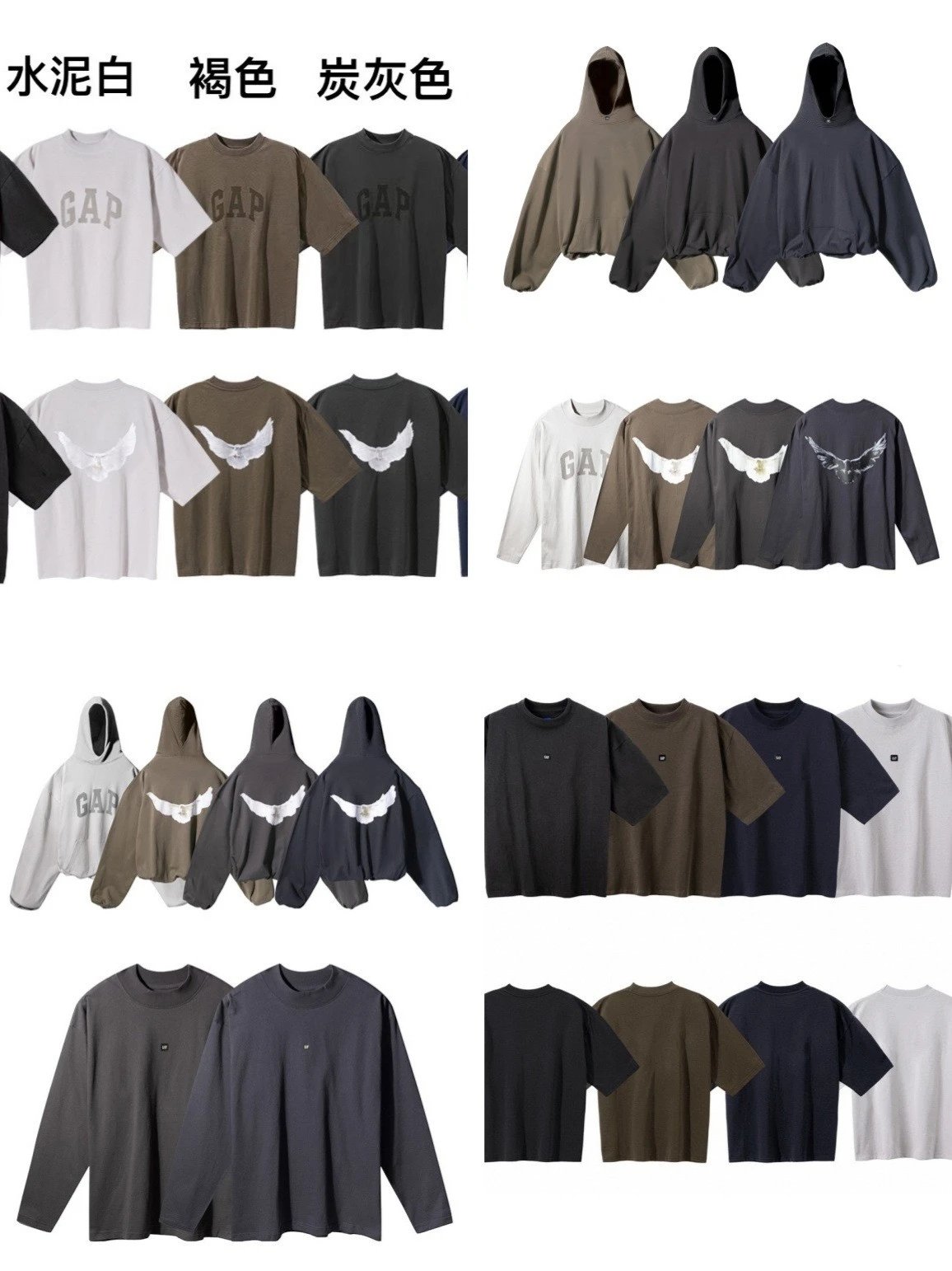 K @ nye letter printed OS version loose long sleeved T-shirt hooded sweatshirt