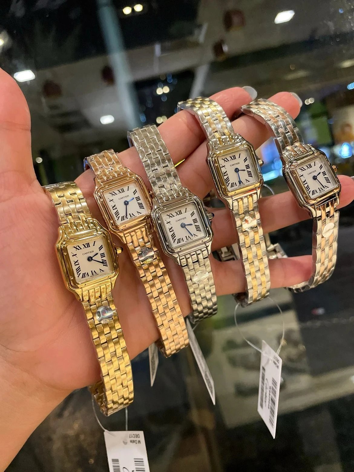 Cheetah Ladies' Watch Size: 27 x 37 mm, 22 x 30 mm