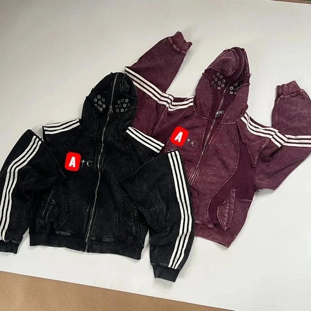 Clearance, Slight Defect, Final Sale, No Returns or Exchanges NEW SS25 TCC x A Detachable Hood Zip-Up Jacket