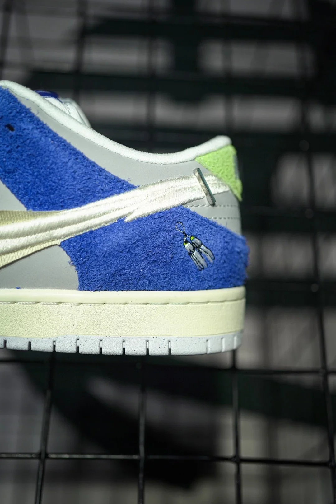 🔑N525460 【外贸**版Fly Streetwear x NK SB Dunk Low 蓝】 电脑针车 