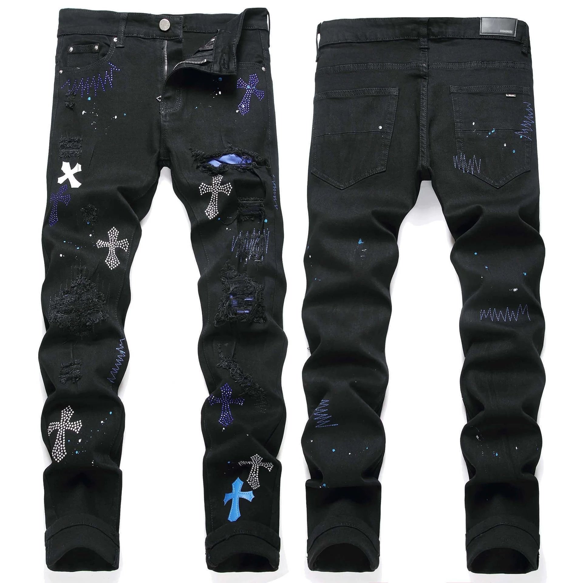 Skinny Tapered Patch Design