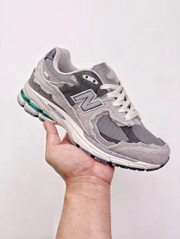 thumbnail for 2002R Protection Pack 2002R Cloud Rain Gray N-word irregular tailoring deconstruction men's and women's casual sports running shoes thick-soled height-enhancing shoes daddy shoes M2002RDA