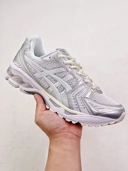 thumbnail for The new color scheme is YSS Gel-Kayano 14 Silver Men's and Women's Casual Sports Running Shoes Couple Versatile Shoes 1201A457-100