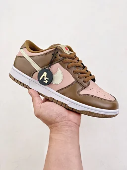 thumbnail for Restock! AS version NK Dunk Low “Stussy Cherry” Cherry low-top men’s and women’s casual sports shoes for couples, versatile trendy shoes