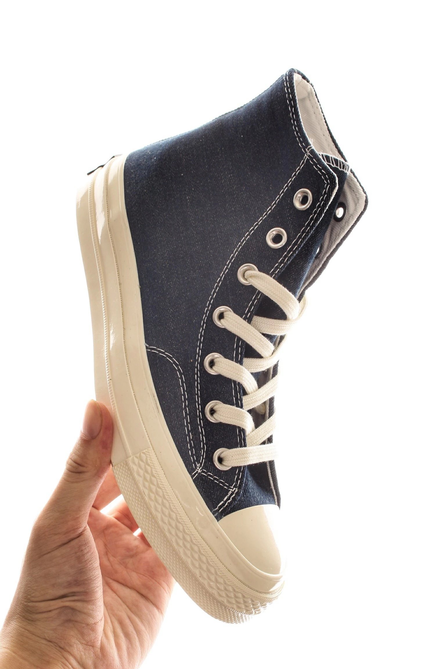 匡威牛仔Converse Chuck 70鞋Blue Denim配色系列牛仔布高帮男女休闲板鞋情侣款帆布鞋166286C