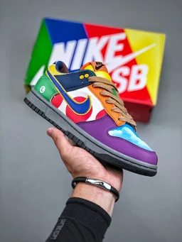 thumbnail for NK SB Dunk Low Decor Mario Men's Casual Shoes Sneakers Board Shoes Couple Versatile Shoes DH0952 Size 100: 36-46 (with half size)